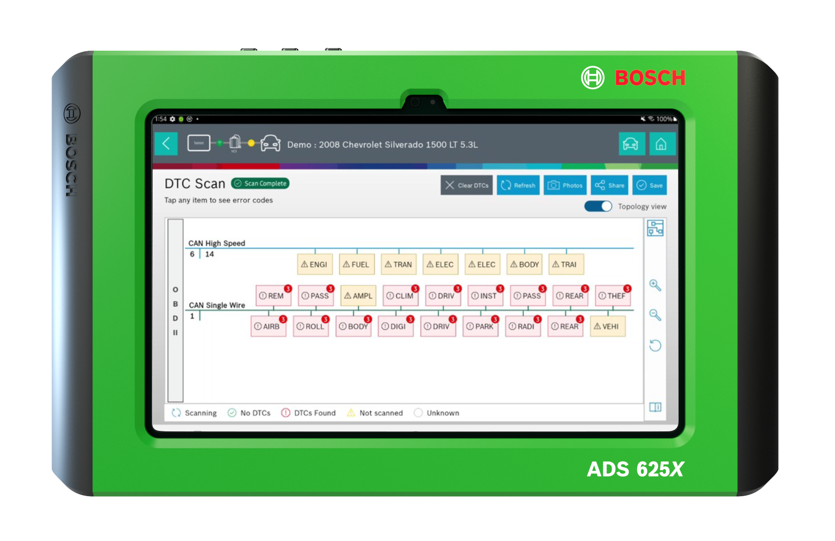 ADS 625X Diagnostic Scan Tool