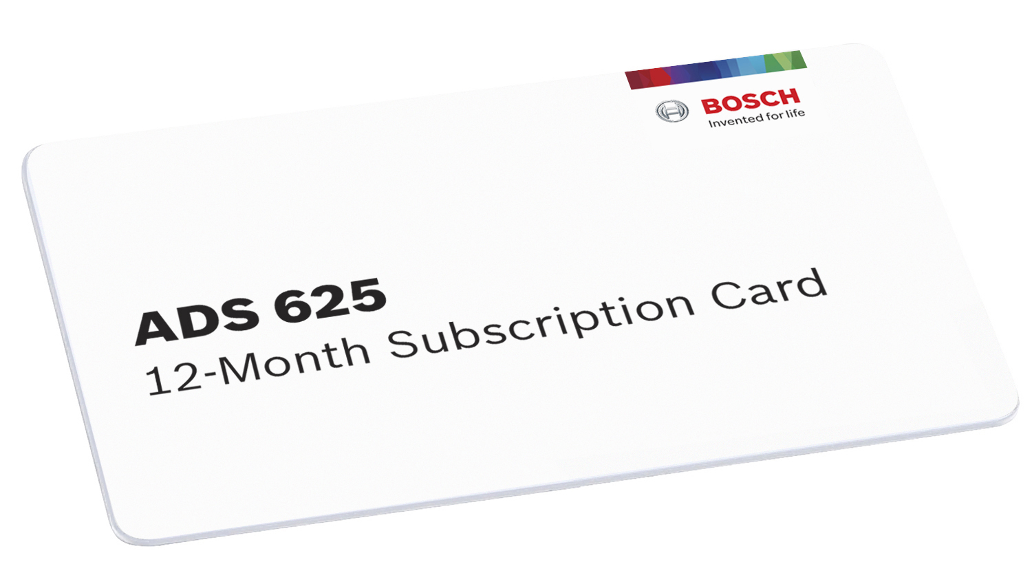 ADS 625 12-Month Software Subscription | Bosch Diagnostics