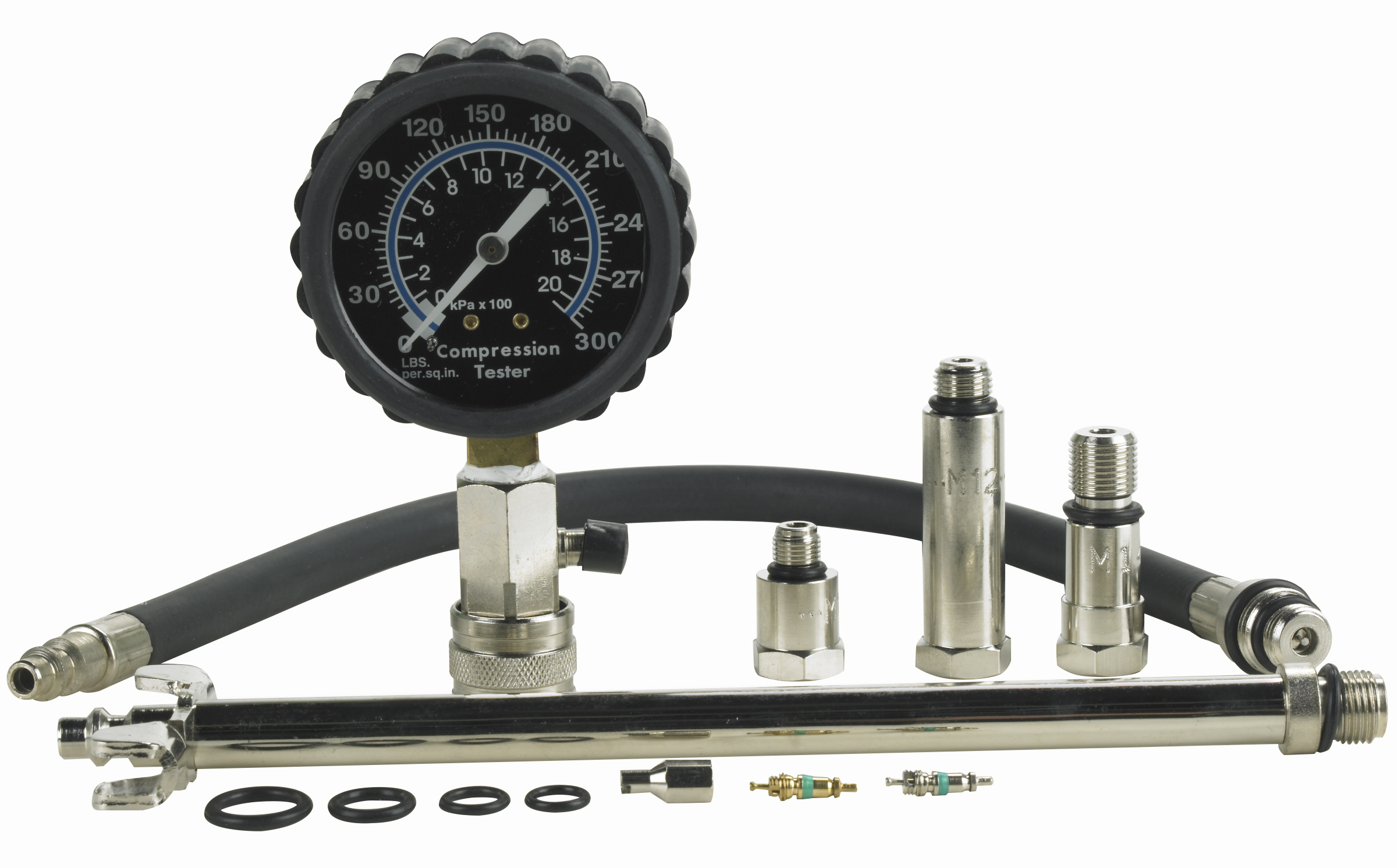 Digital Cylinder Engine Compression Tester Tool Kits Pressure Gauge with Adapter 