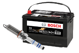 Looking for Bosch batteries or spark plugs?