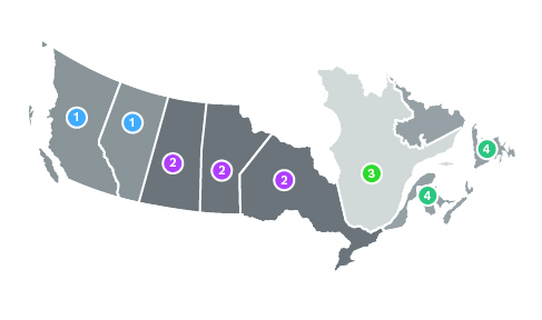 Canada TSM Map
