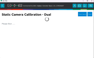 Fig 1 - Wait screen indicator