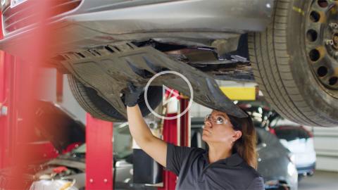 Solving a vehicle with a check engine light that disappears after starting