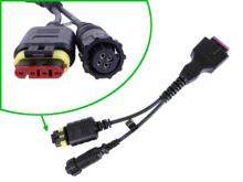 3824-40: Cable,Y,4-Pin,Claas