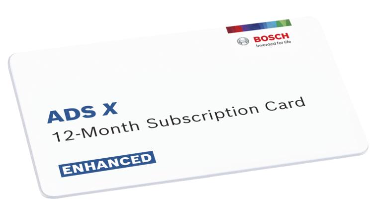 ADS X 12 Month Subscription - Enhanced Plan | Bosch Diagnostics